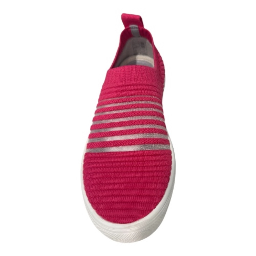 Bernie Mev Iris Slip-On Sneaker, Fuchsia, Rhinestone Sole, Comfort Knit - NWB - Picture 4 of 7